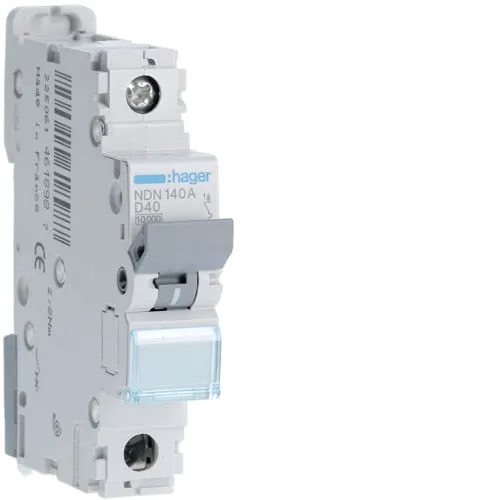 Single Pole 10kA D Curve MCB 6a - 63a