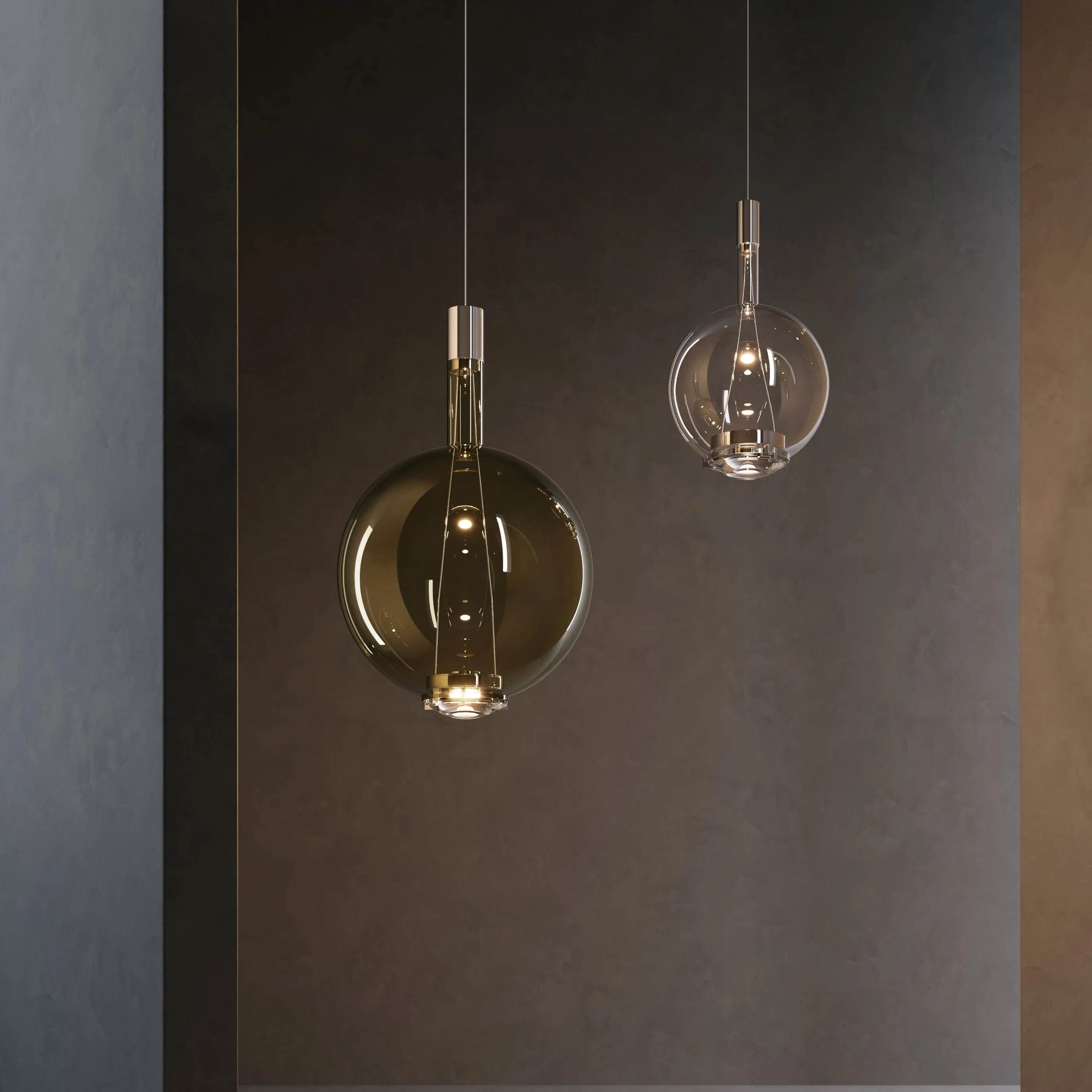 Sky Fall Round LED Pendant Light