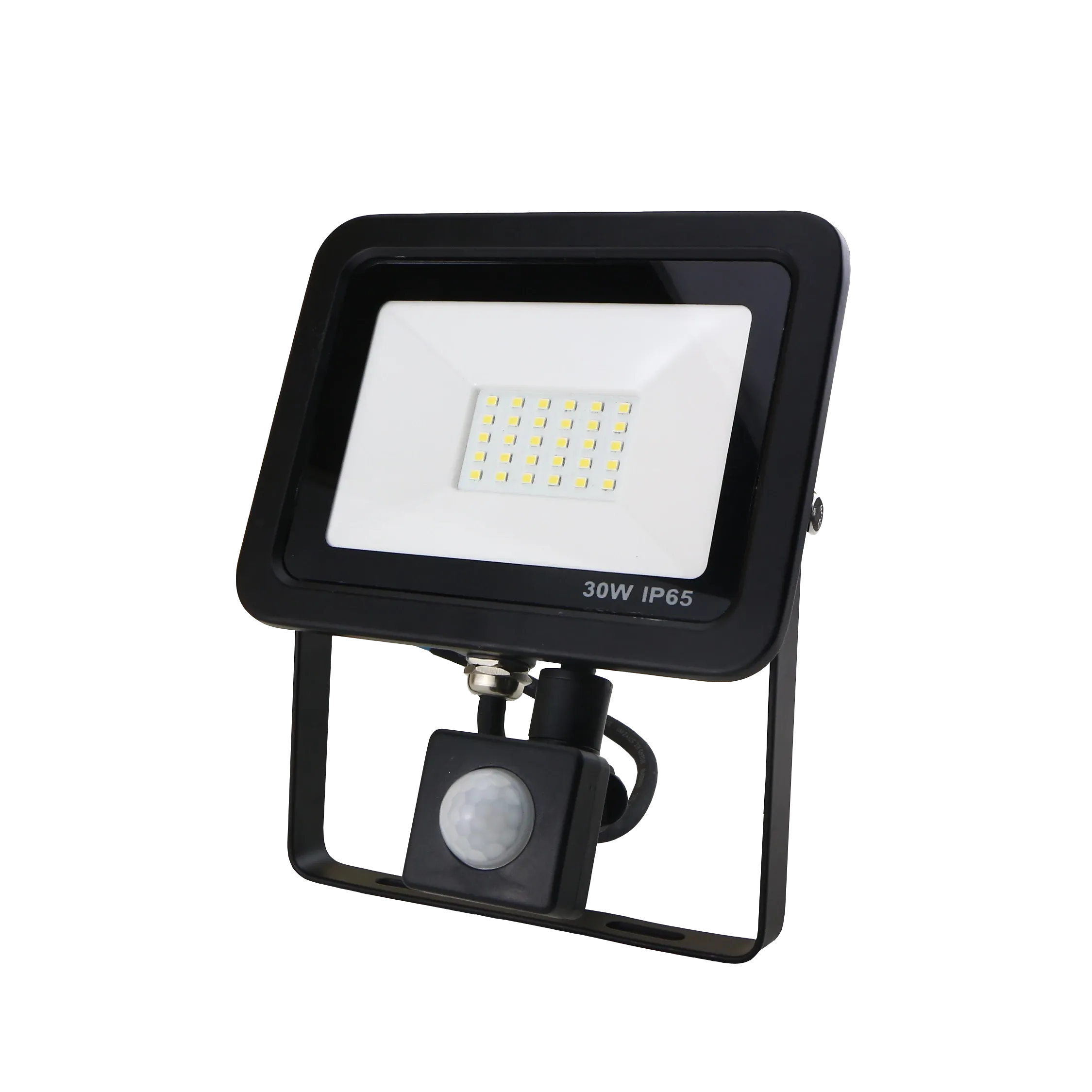 SND Electrical 30w Floodlight 6500k Black (PIR)