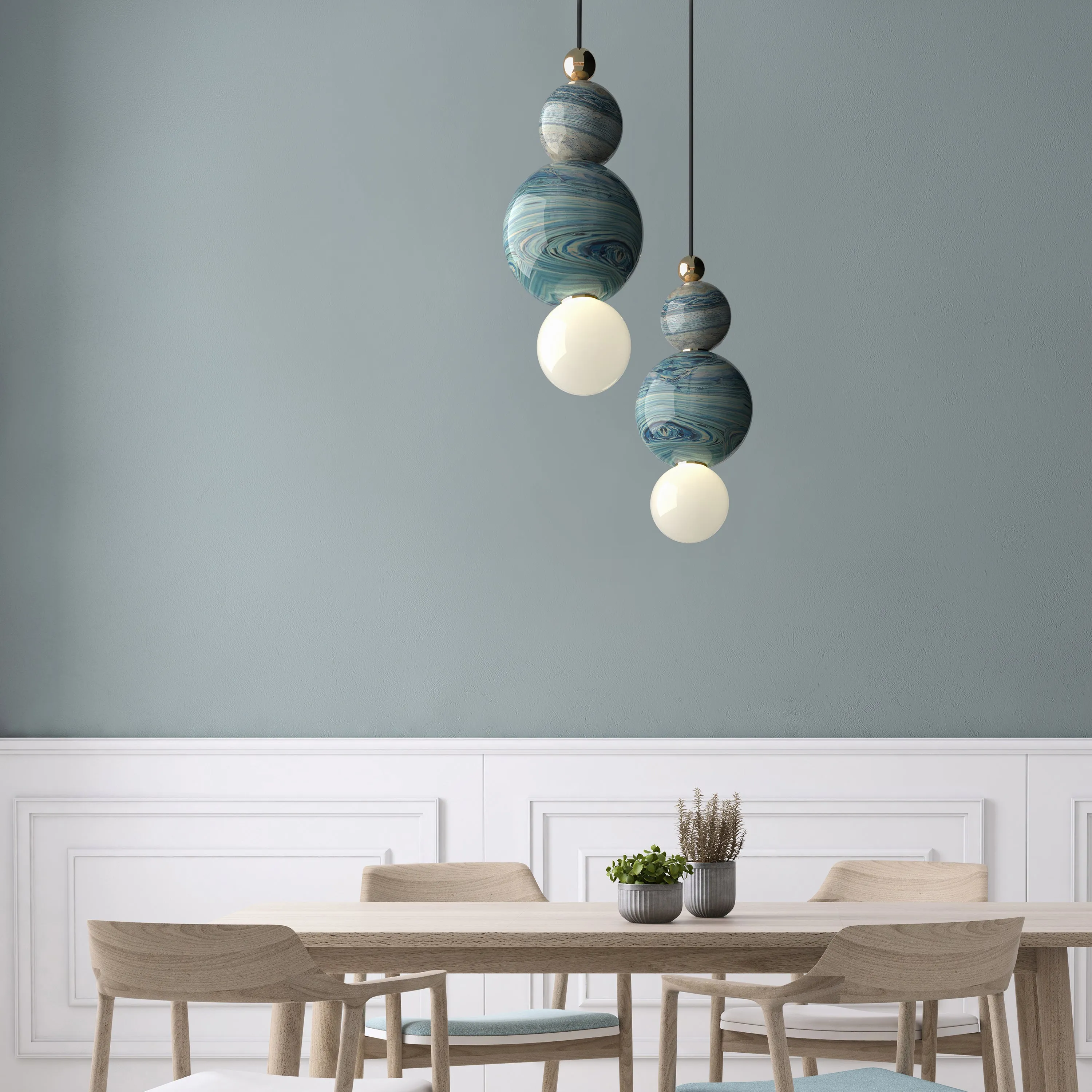 Spacey Eclipse Pendant Light