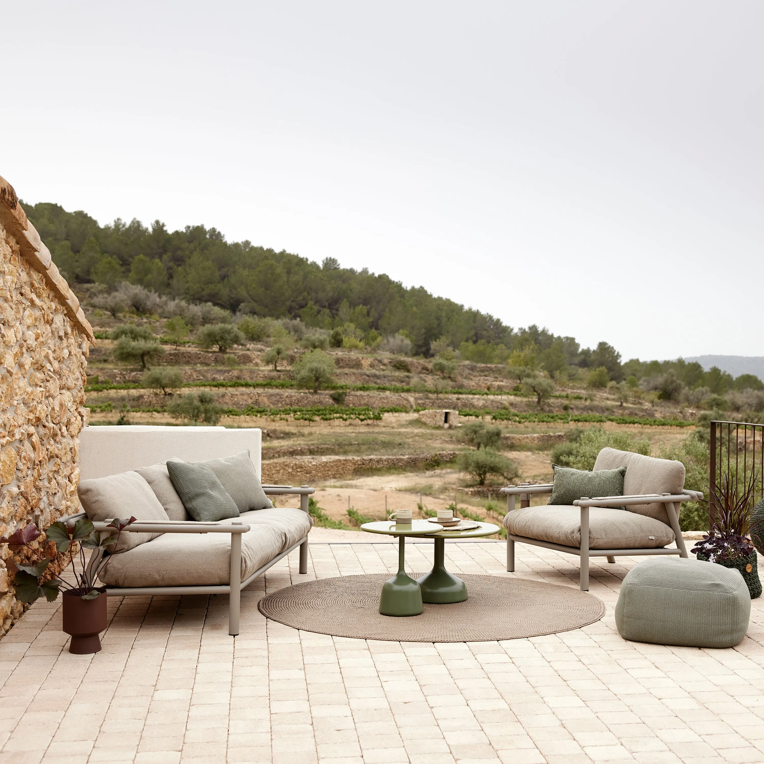 Sticks Outdoor 2-Seater Sofa