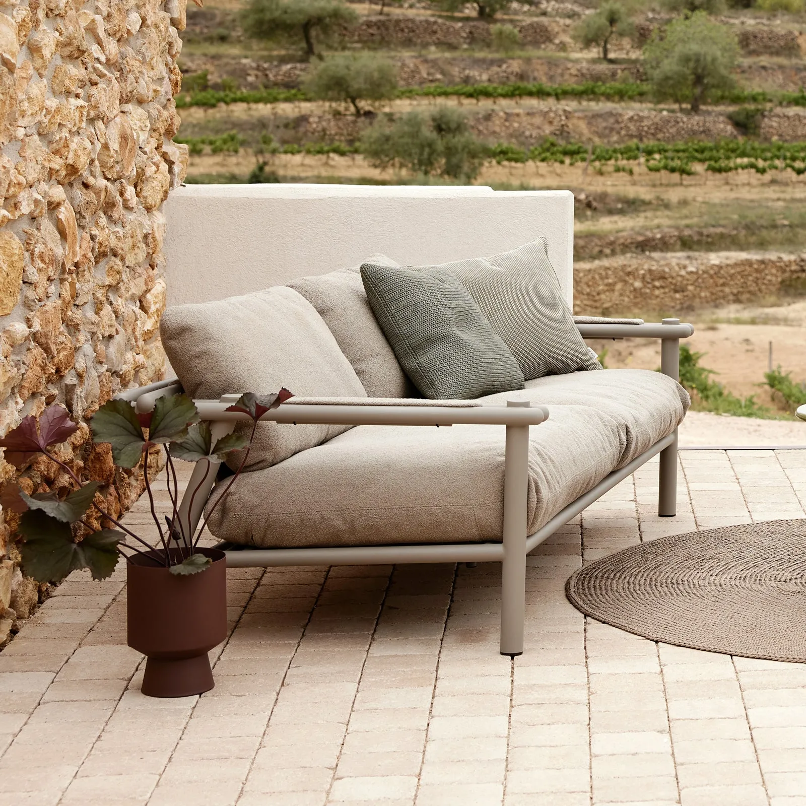 Sticks Outdoor 2-Seater Sofa