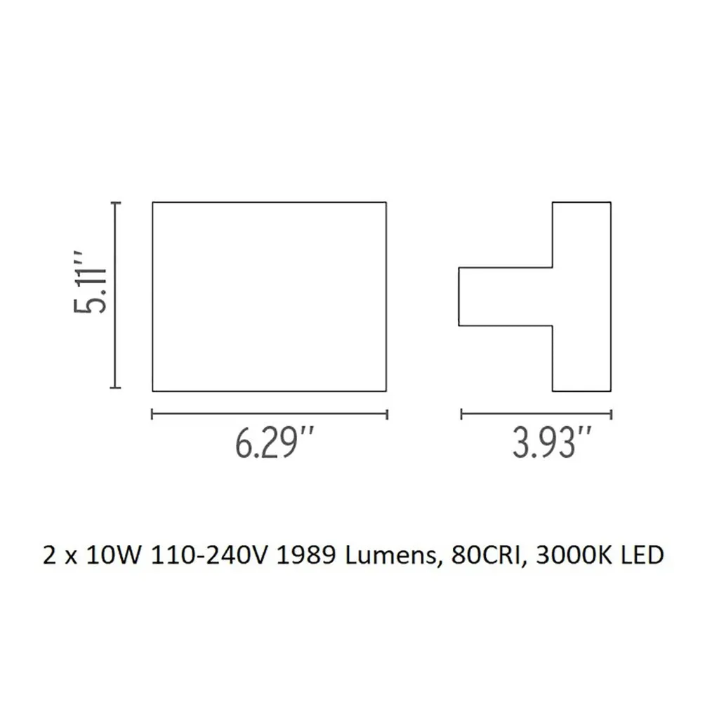 Tight Wall / Ceiling Light