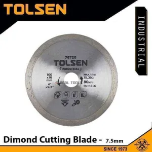 Tolsen Diamond Cutting Blade (Wet Cut) 105 x 16/20mm