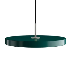 Umage Asteria Led Pendant, Steel/Forest Green