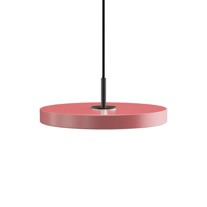 Umage Asteria Mini Led Pendant, Black Metal/Nuance Rose