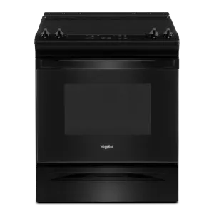 Whirlpool Black Electric Range with Frozen Bake Technology (4.8 Cu.Ft) - YWEE515S0LB