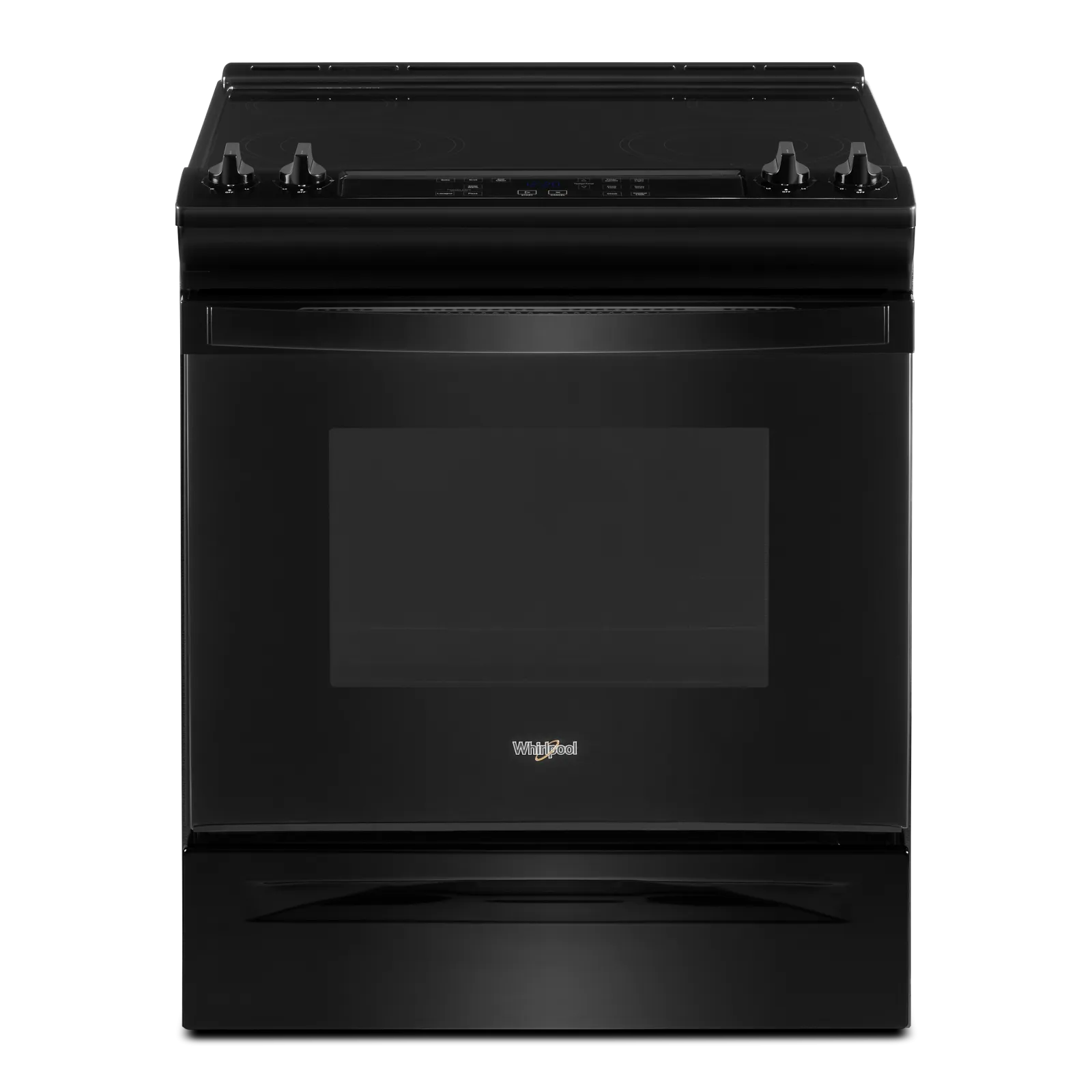 Whirlpool Black Electric Range with Frozen Bake Technology (4.8 Cu.Ft) - YWEE515S0LB