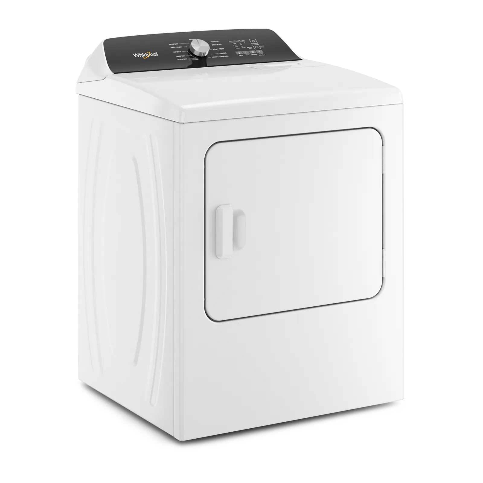 Whirlpool White Electric Dryer with Moisture Sensing (7.0 Cu.Ft) - YWED5010LW