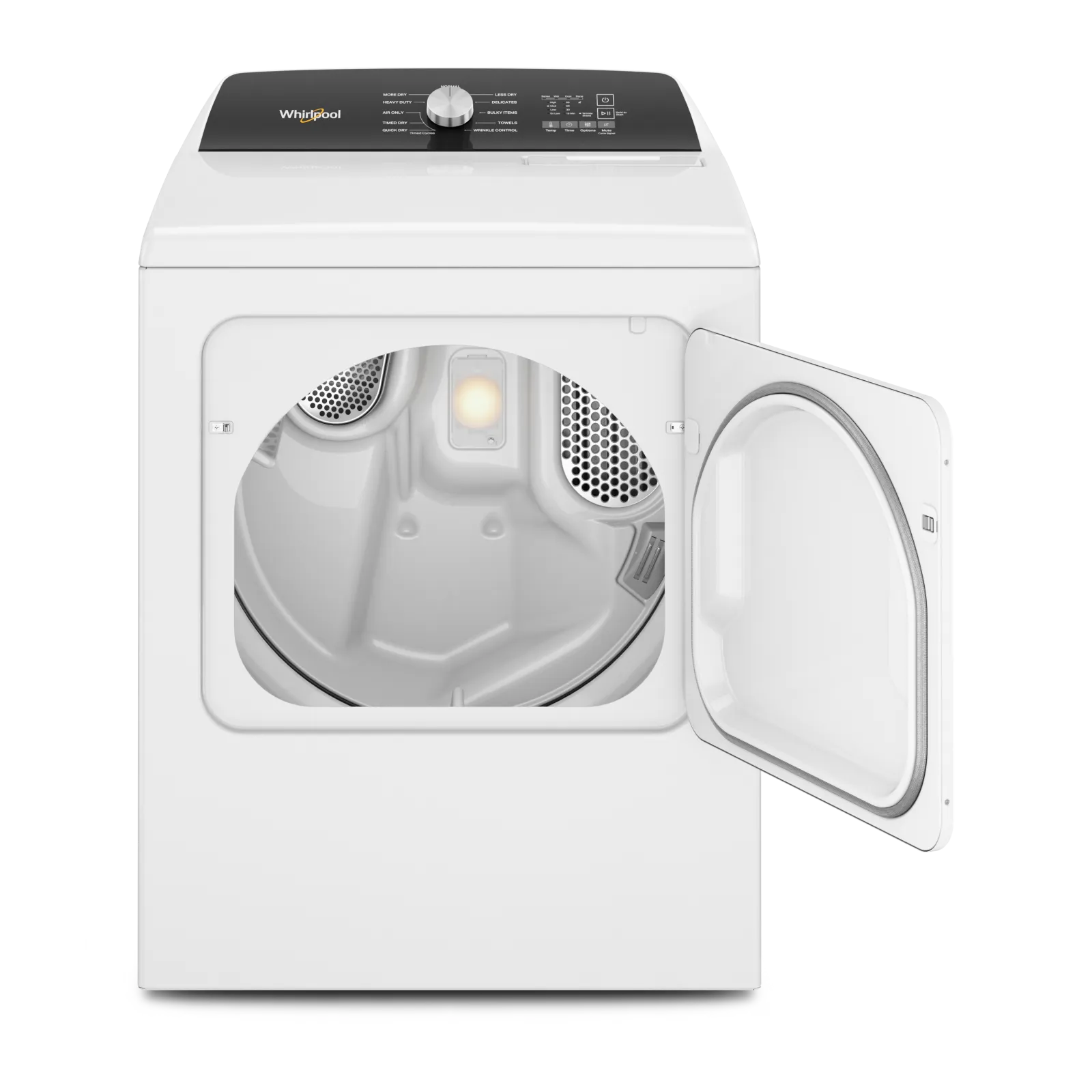 Whirlpool White Electric Dryer with Moisture Sensing (7.0 Cu.Ft) - YWED5010LW