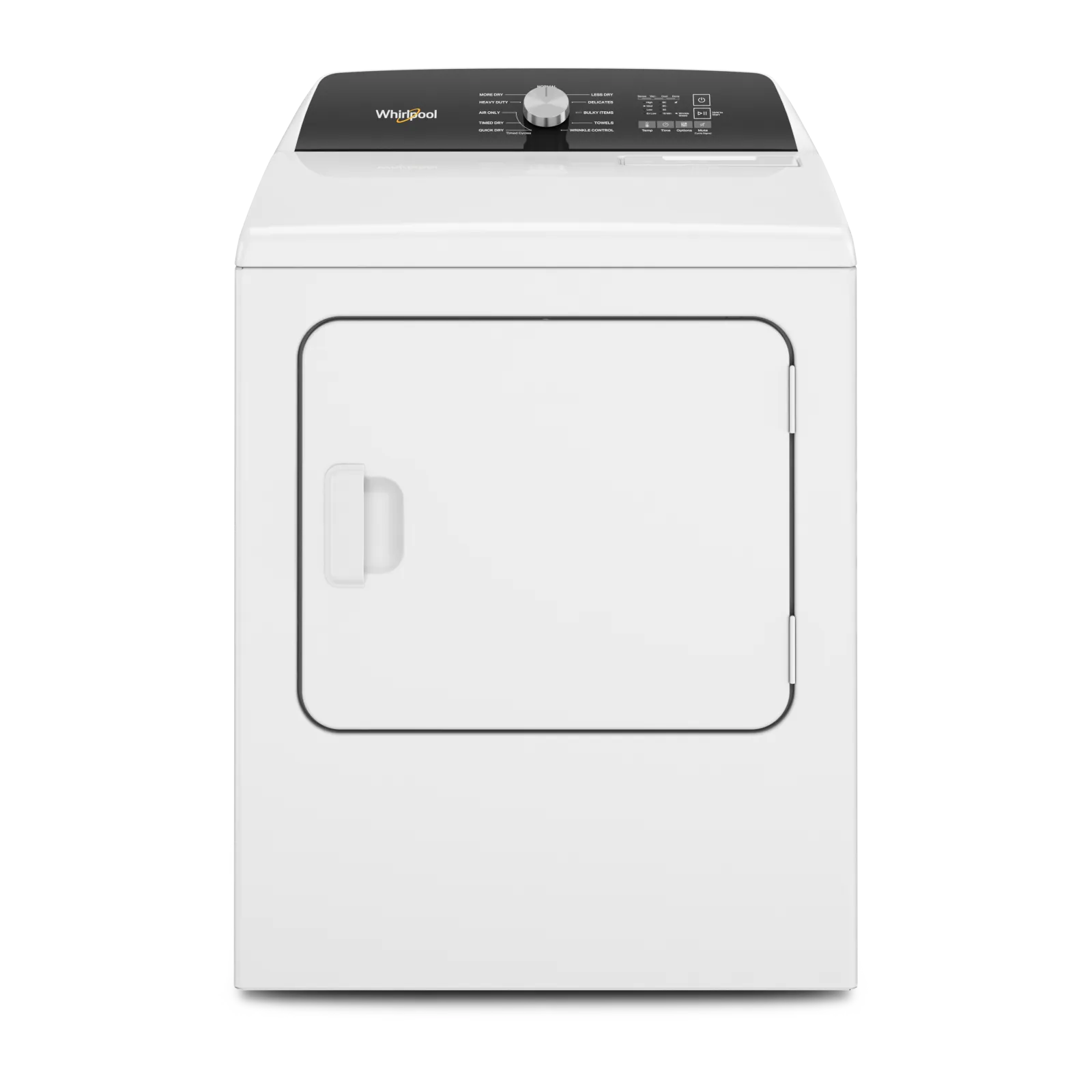 Whirlpool White Electric Dryer with Moisture Sensing (7.0 Cu.Ft) - YWED5010LW