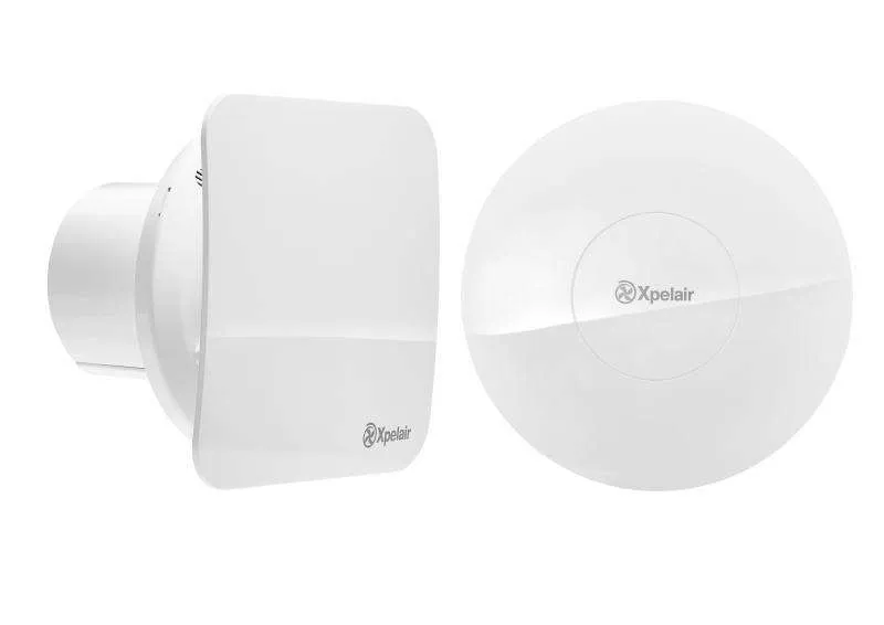 Xpelair C4SR suction fan, quiet, time delay, energy class A, 100mm