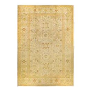 Yellow Traditional Wool Rug - 12' x 18'